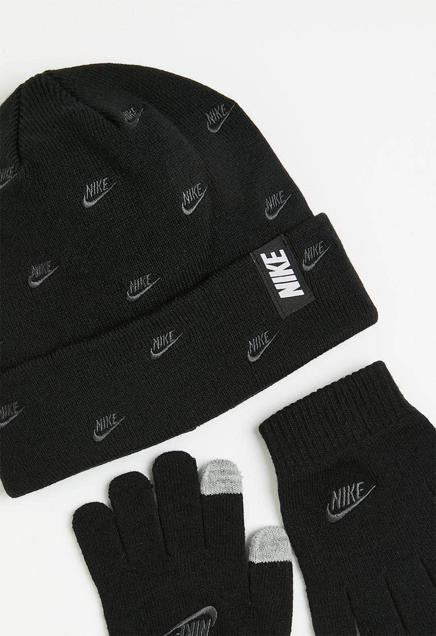Nike - Nan futura toss apex beanie set - black