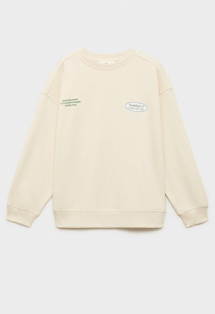 MANGO - Sweatshirt golf - natural white
