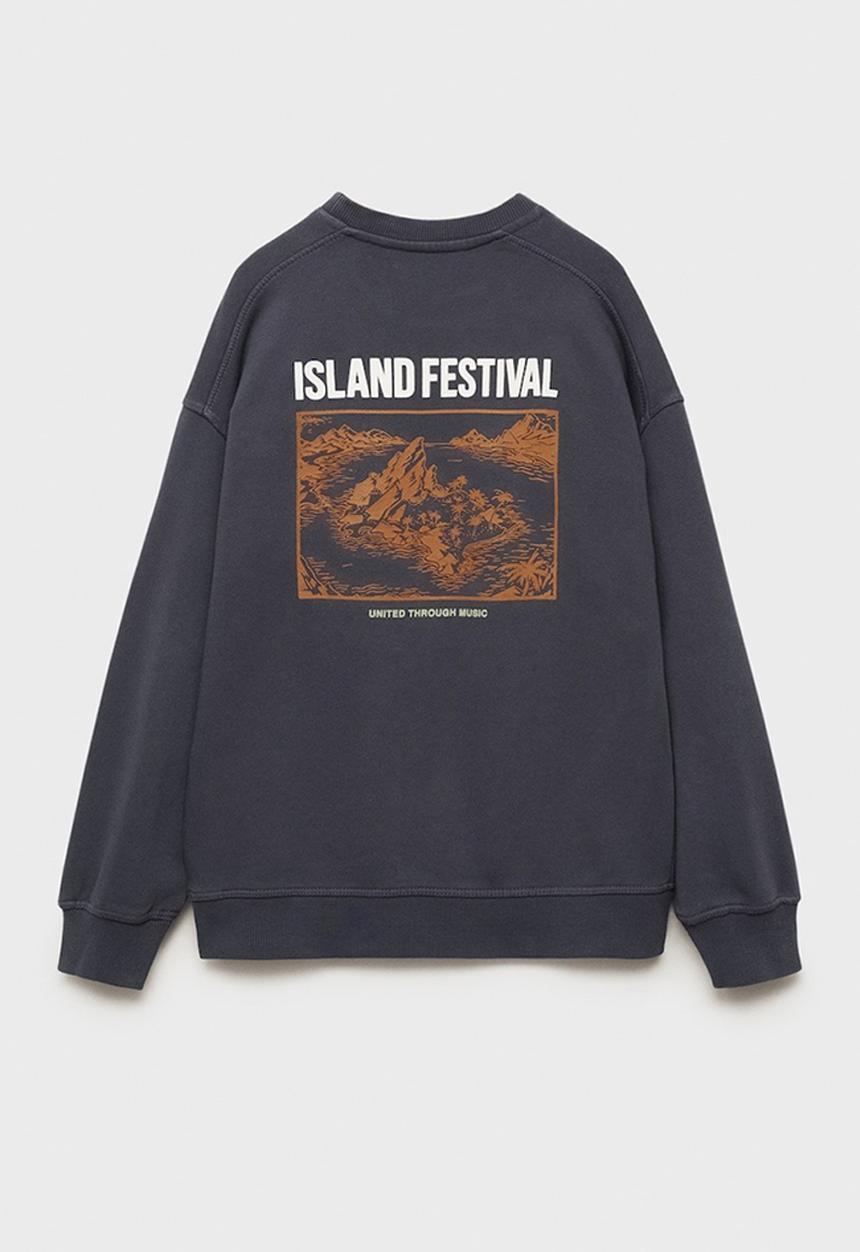 MANGO - Sweatshirt festival - dark grey