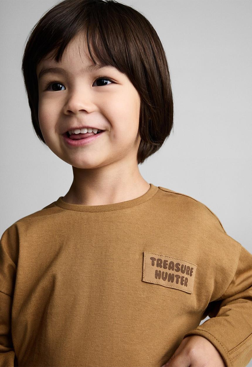 MANGO - T-shirt hunter - dark yelow