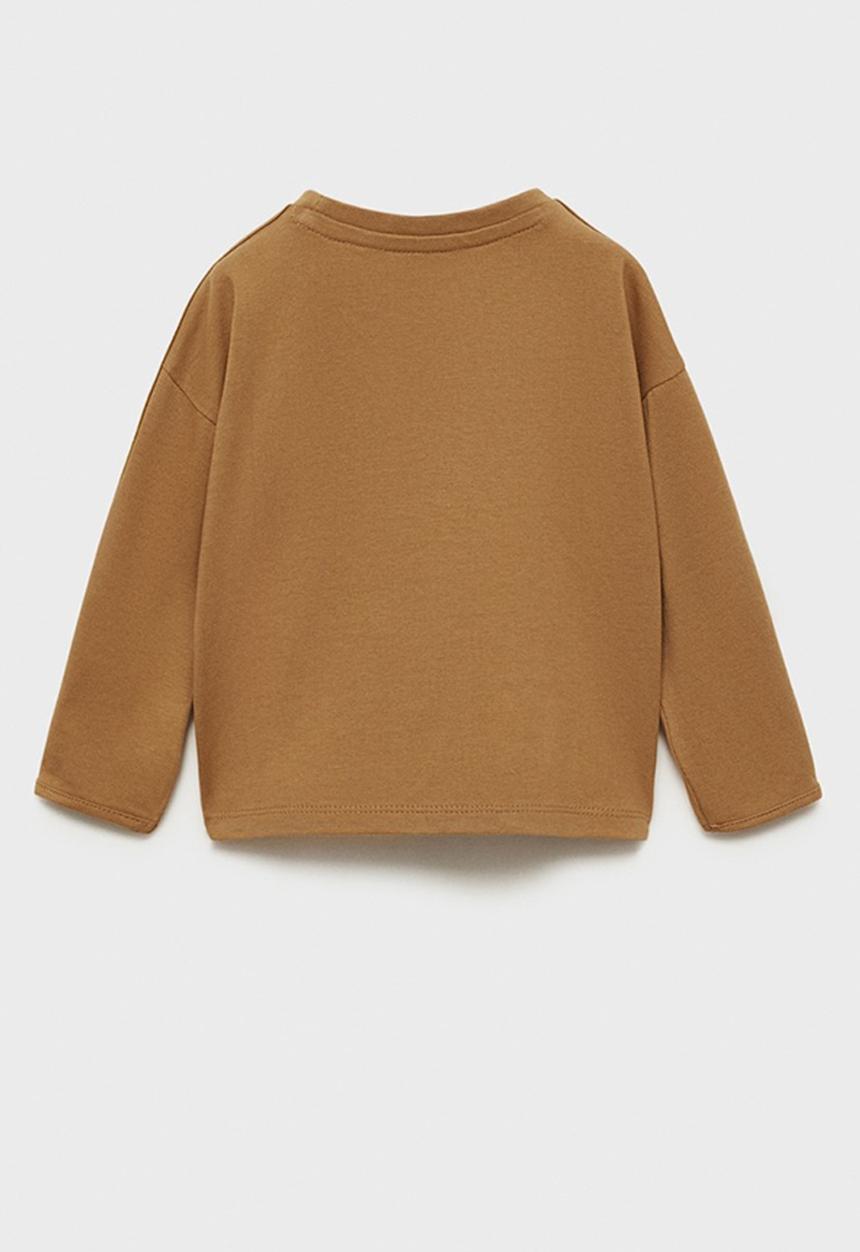 MANGO - T-shirt hunter - dark yelow