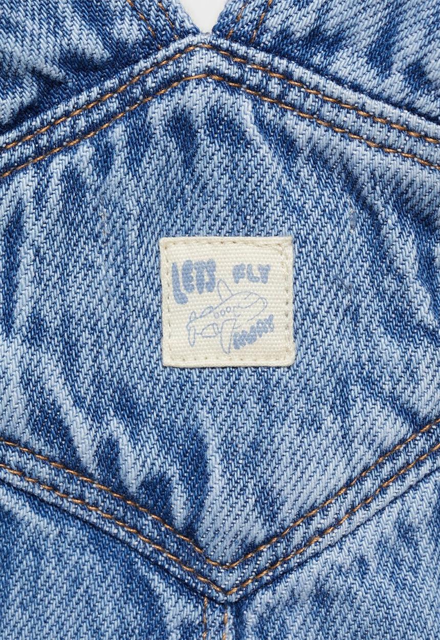 MANGO - Overall lucas - open blue