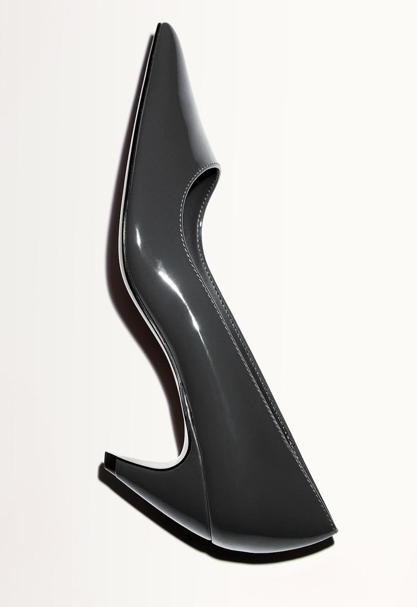 MANGO - Shark heel - grey