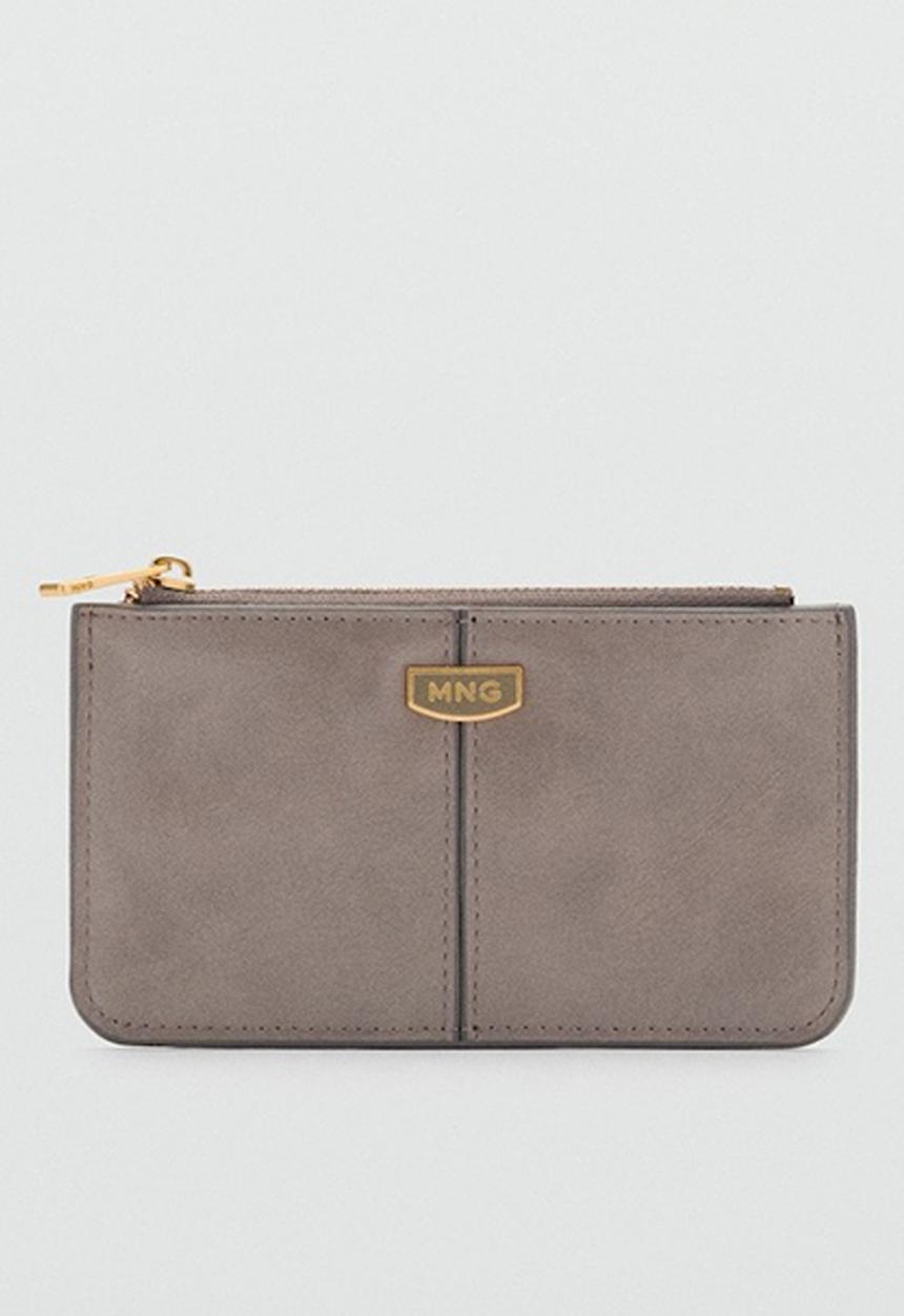 MANGO - Card holder m-- vale - grey