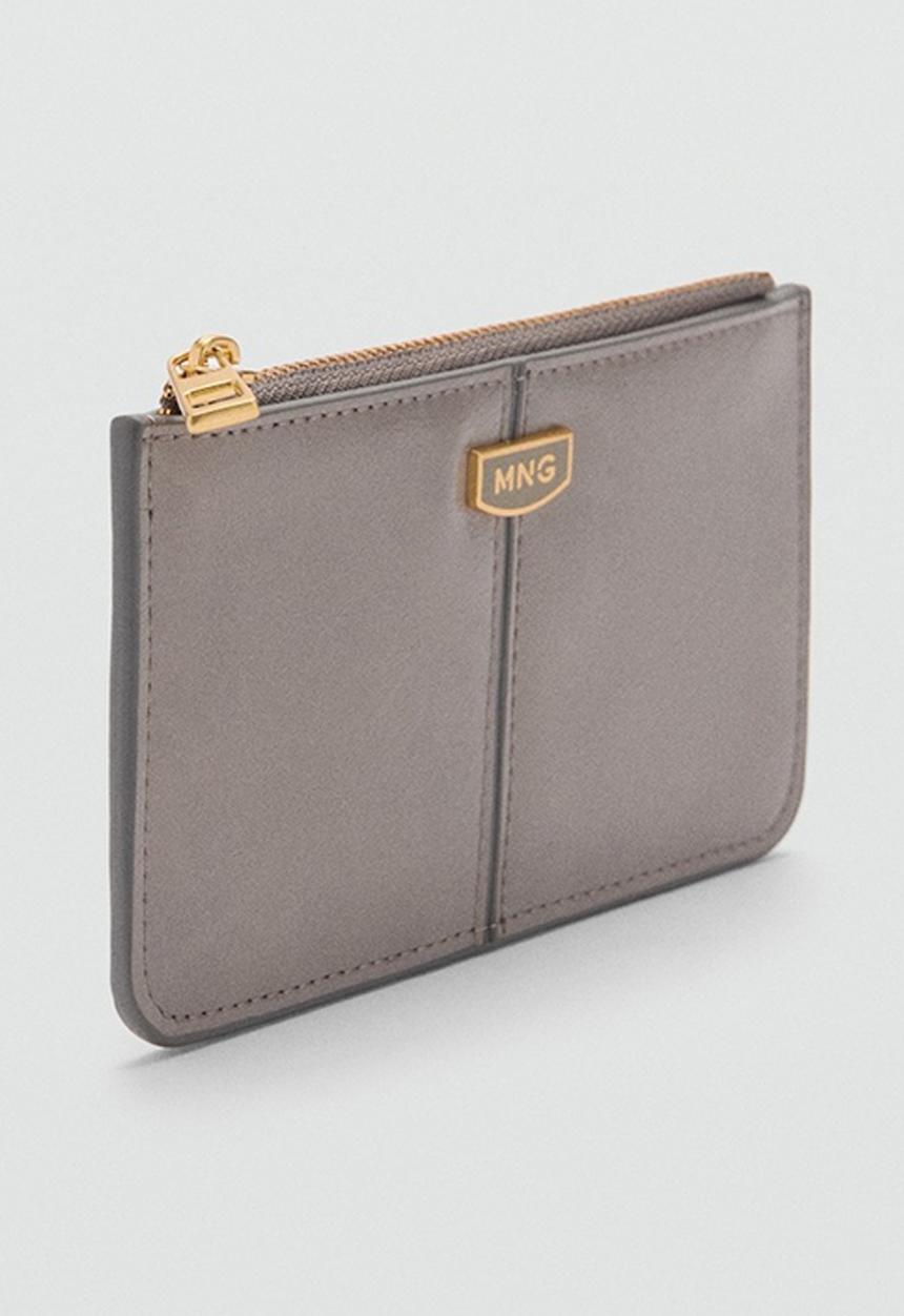 MANGO - Card holder m-- vale - grey
