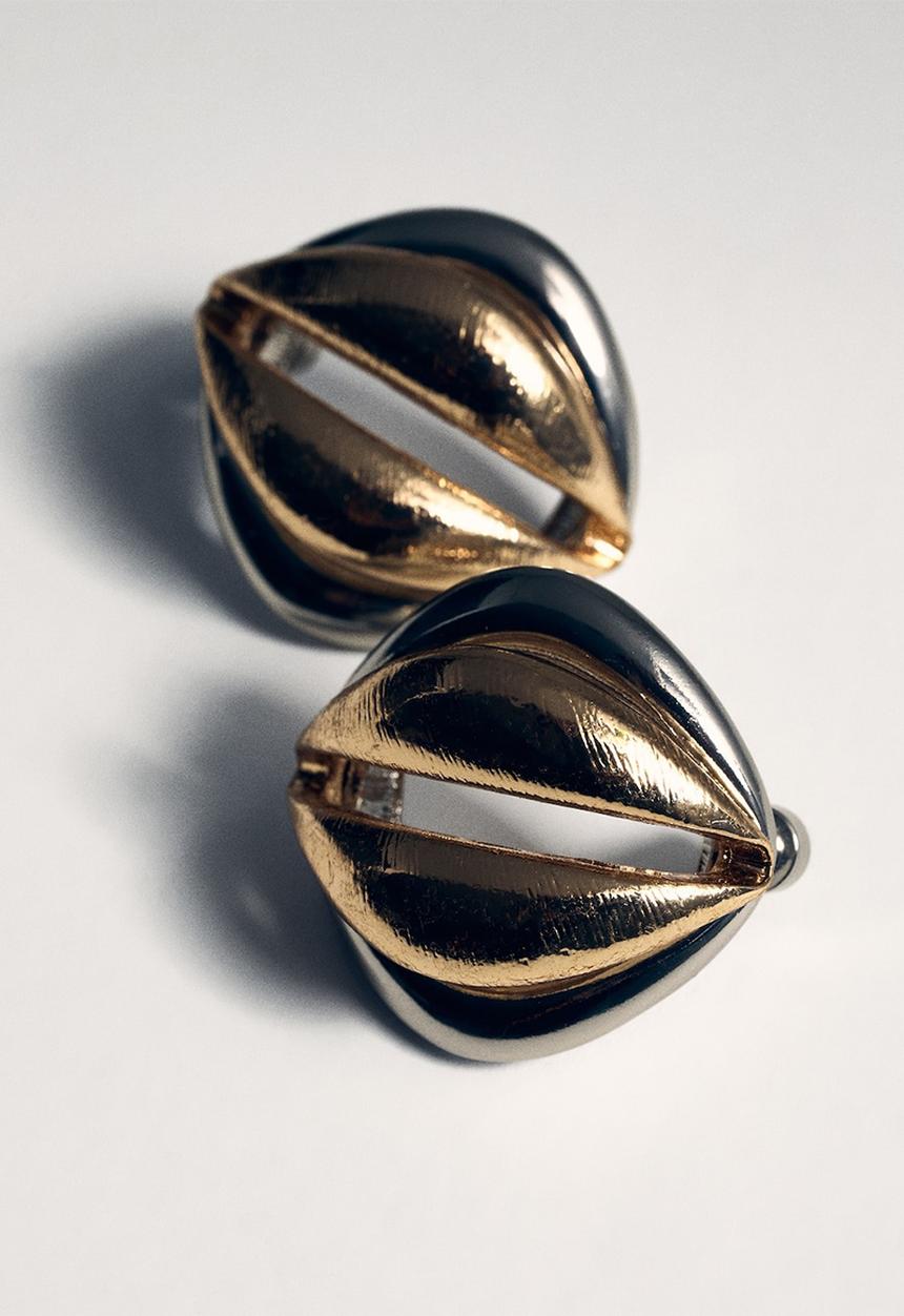 MANGO - Earrings edurne - gold