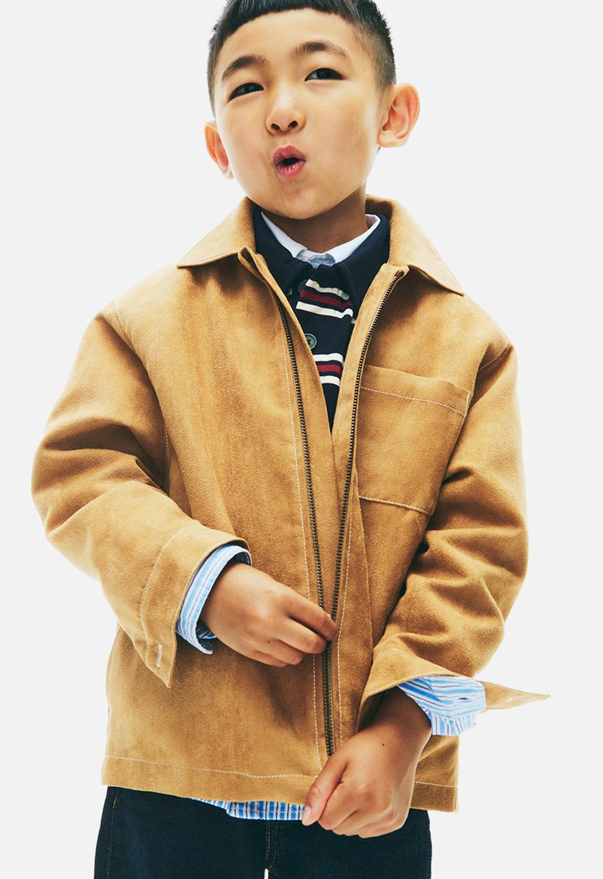 H&M - Loose-fit overshirt - beige