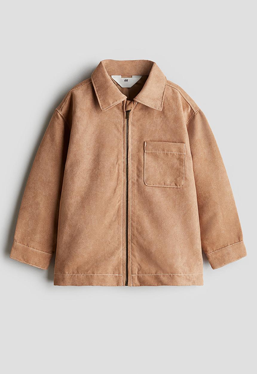 H&M - Loose-fit overshirt - beige