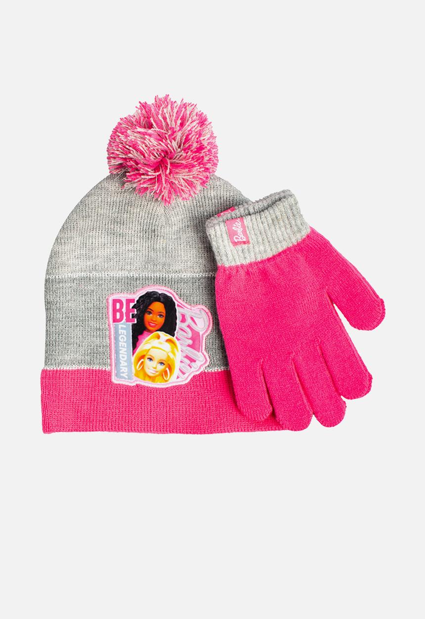 The Character Group (Legacy) - Barbie beanie & glove - pink