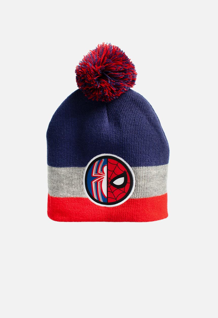 Character Group - Spiderman beanie & glove - blue