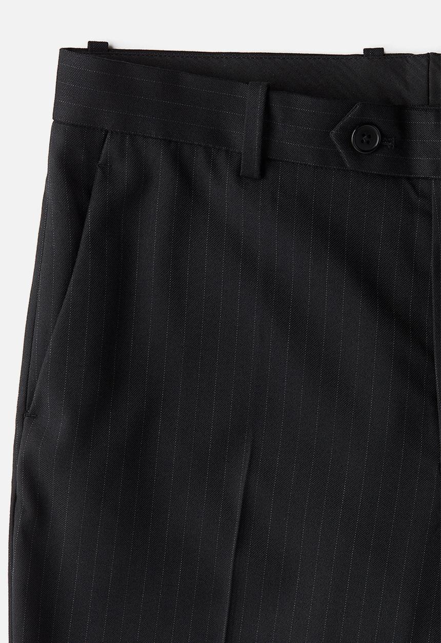 H&M - Regular fit suit trousers - dark grey pinstriped