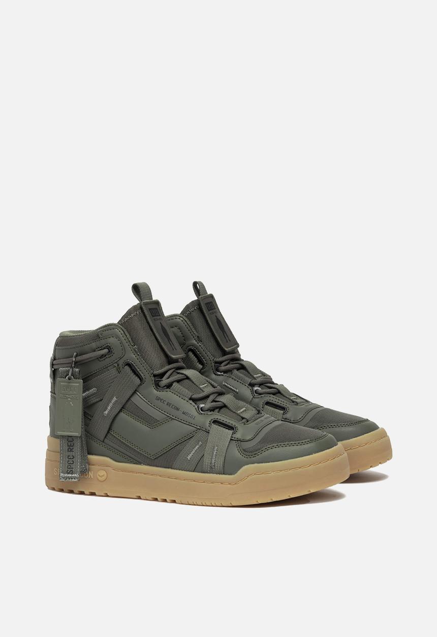 S.P.C.C - Recon Garrison Hi Sneakers  - Army Green