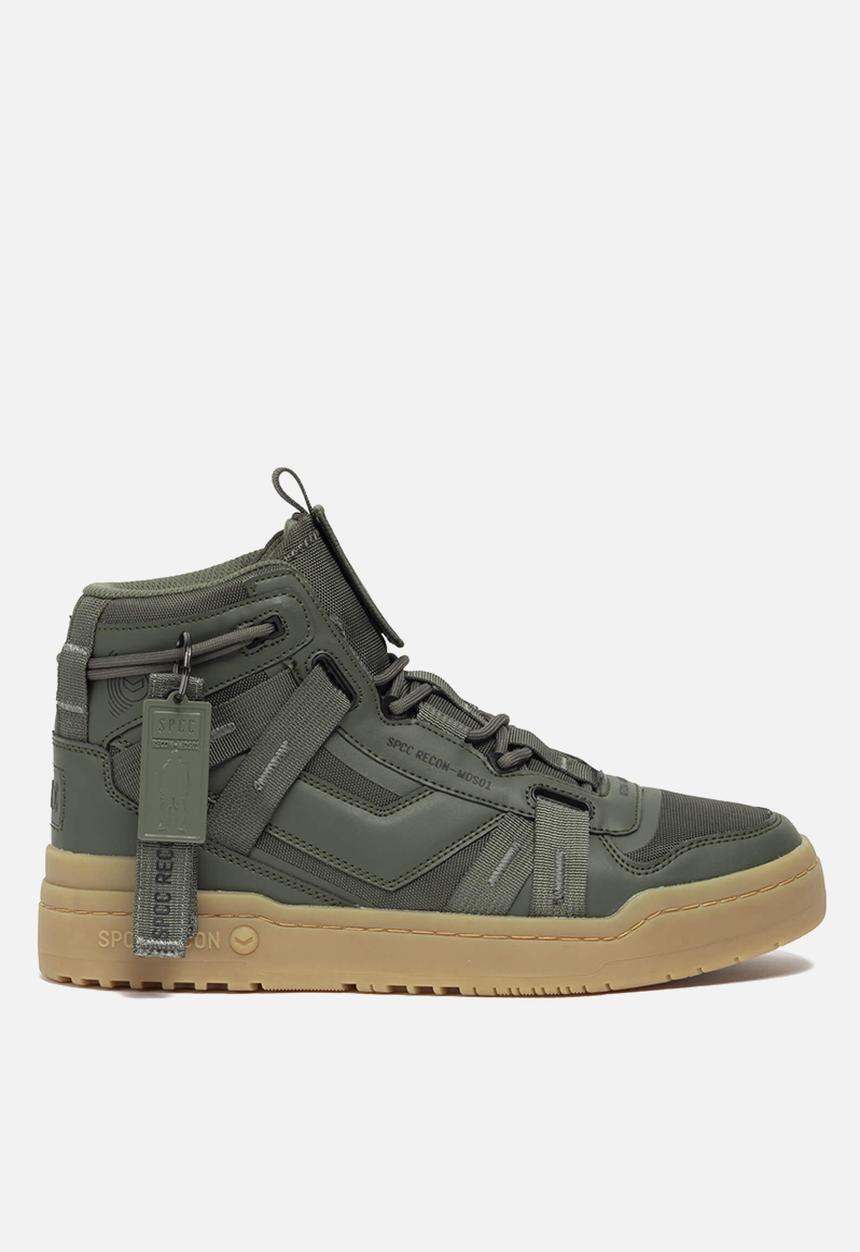 S.P.C.C - Recon Garrison Hi Sneakers  - Army Green