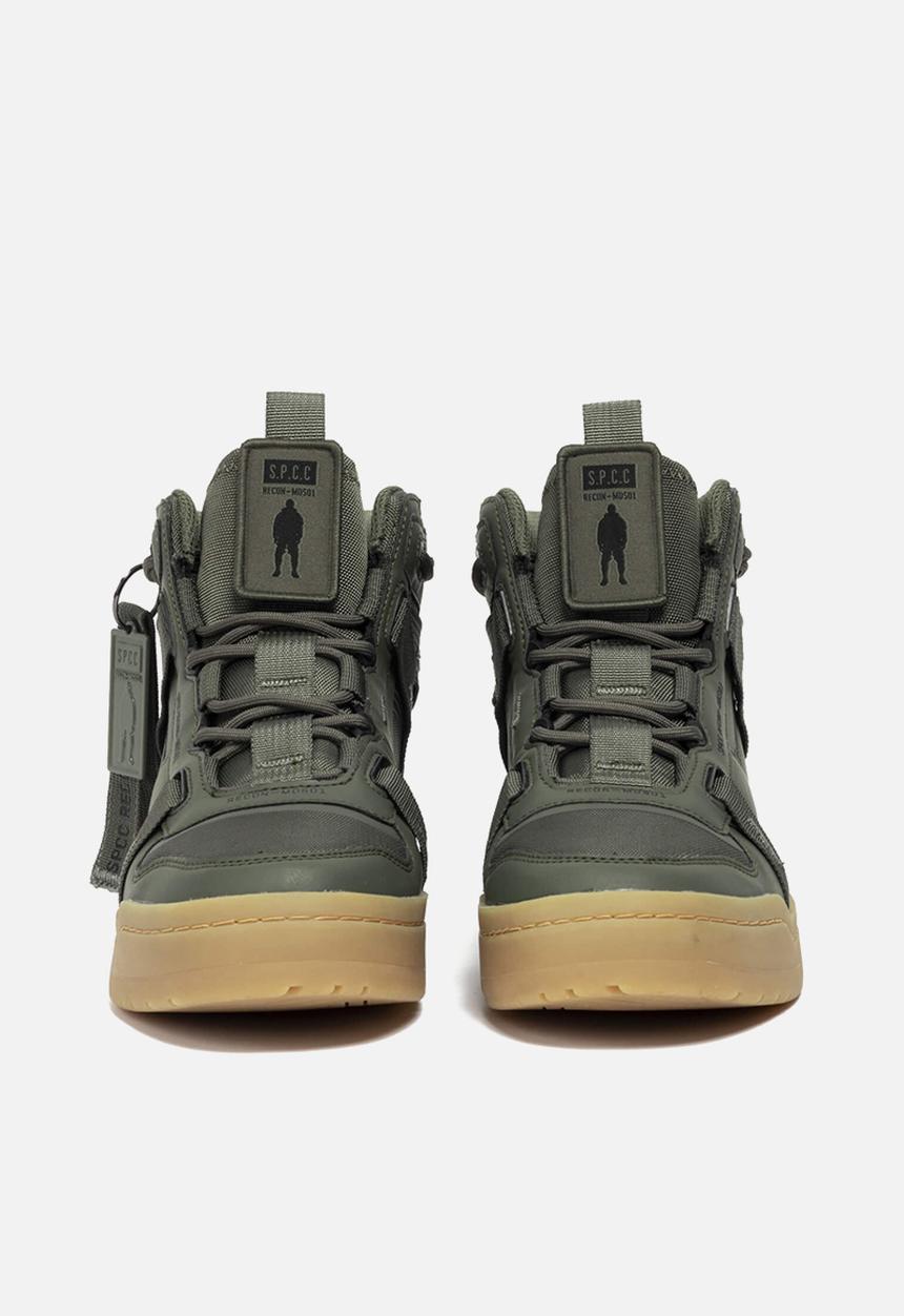 S.P.C.C - Recon Garrison Hi Sneakers  - Army Green