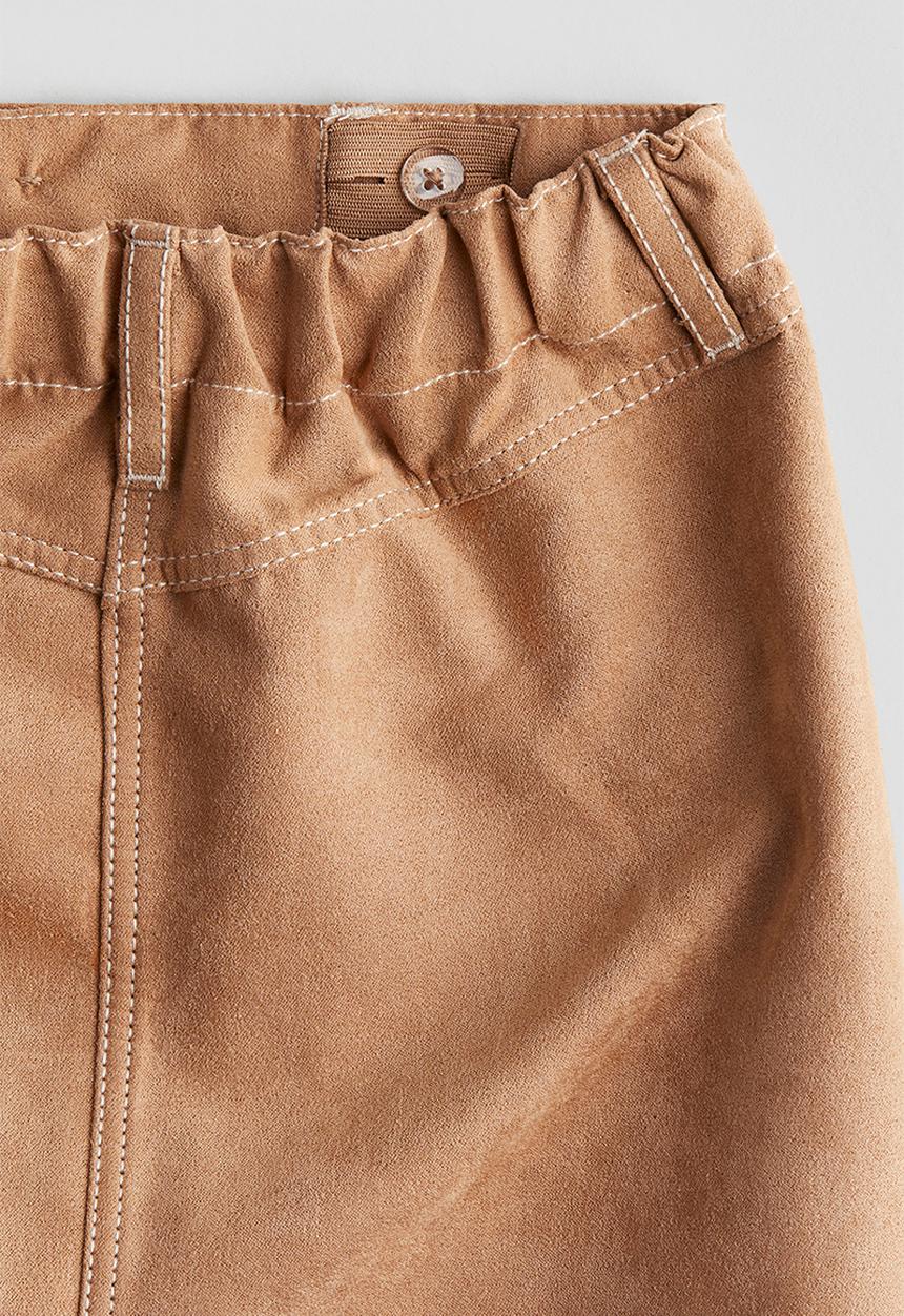 H&M - Patch-pocket skirt - beige