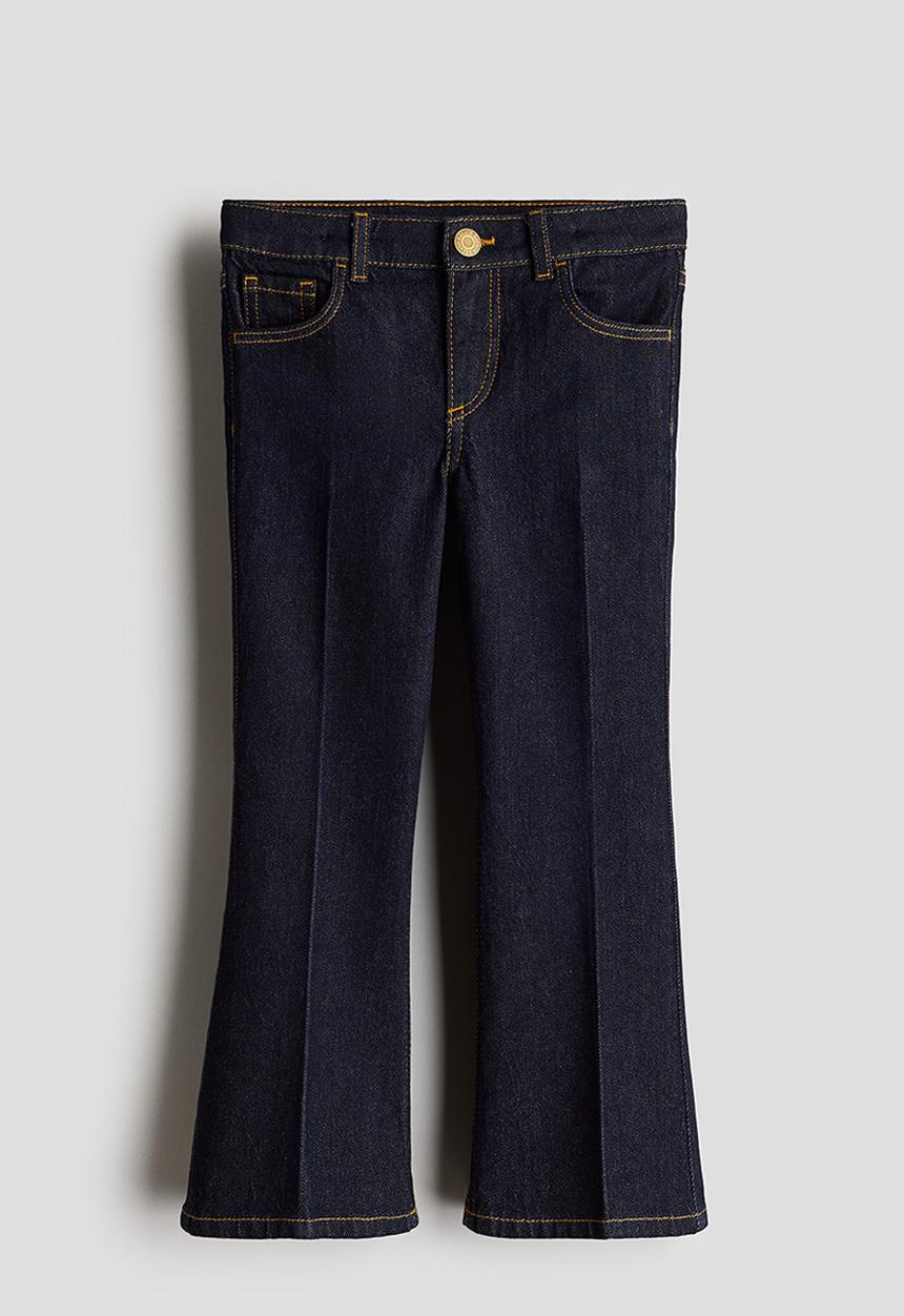 H&M - Flared leg jeans - dark denim blue