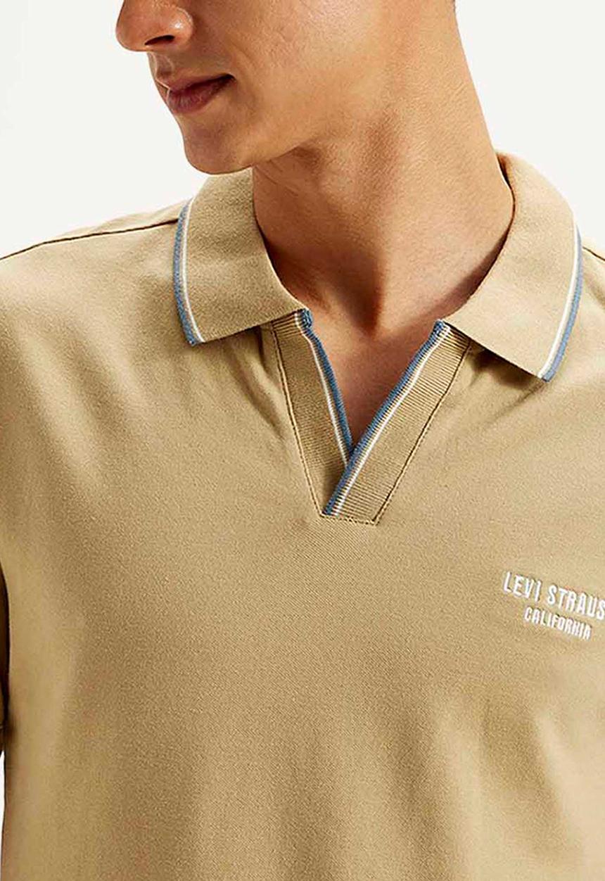Levi’s® - Polo solid colla - beige
