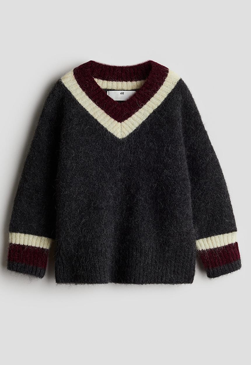 H&M - Wool-blend jumper - dark grey