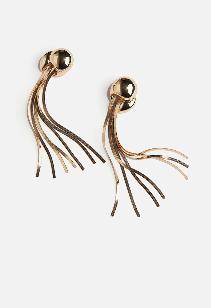 H&M - Snake chain earrings - gold
