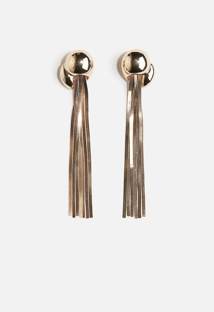 H&M - Snake chain earrings - gold