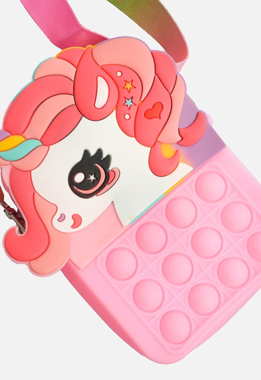 Character Group - Unicorn poppet sling bag - pink