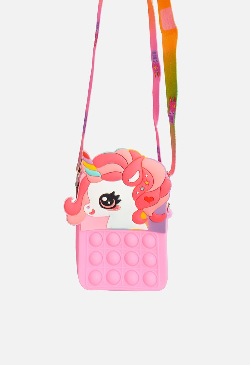 Character Group - Unicorn poppet sling bag - pink