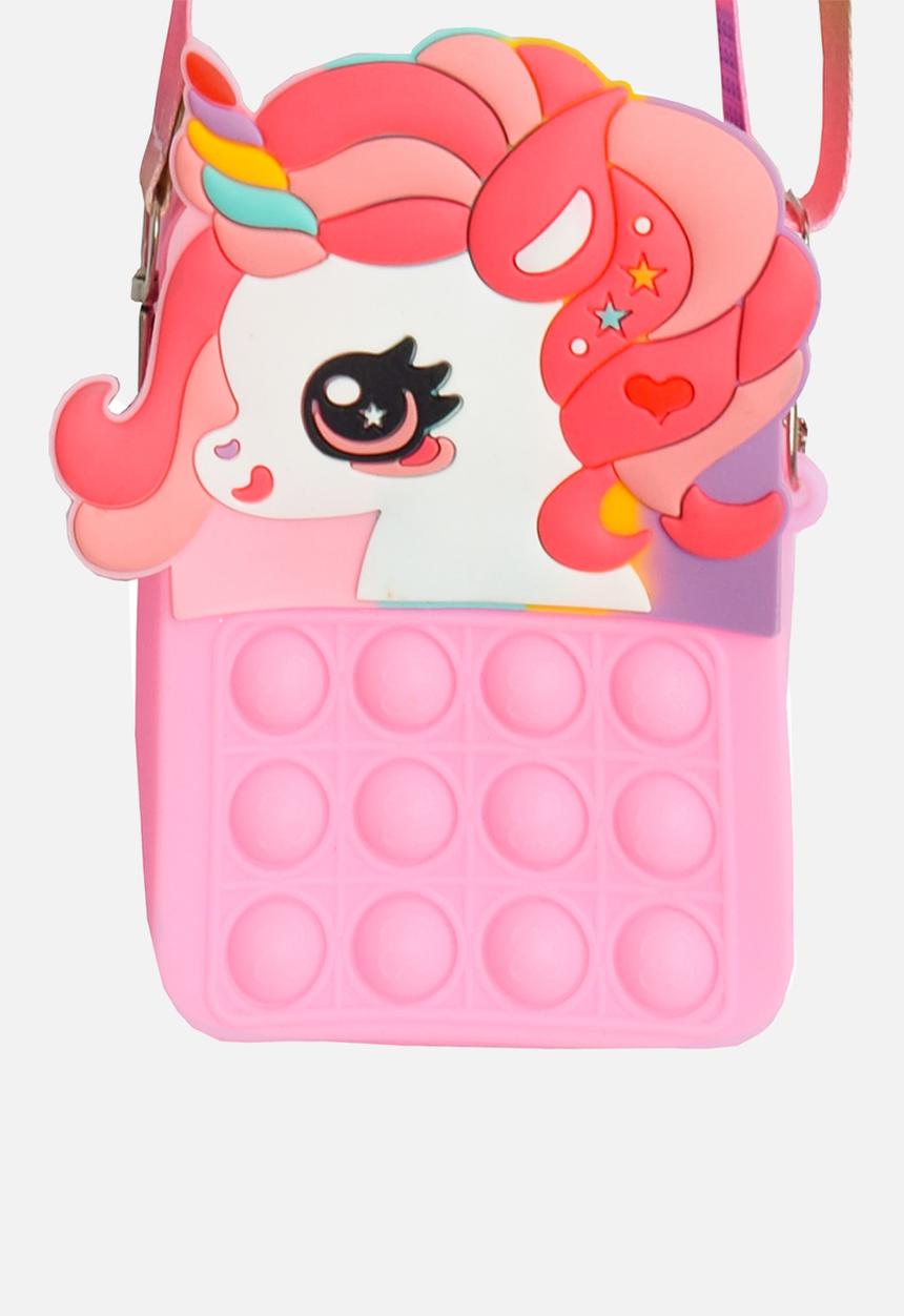 Character Group - Unicorn poppet sling bag - pink
