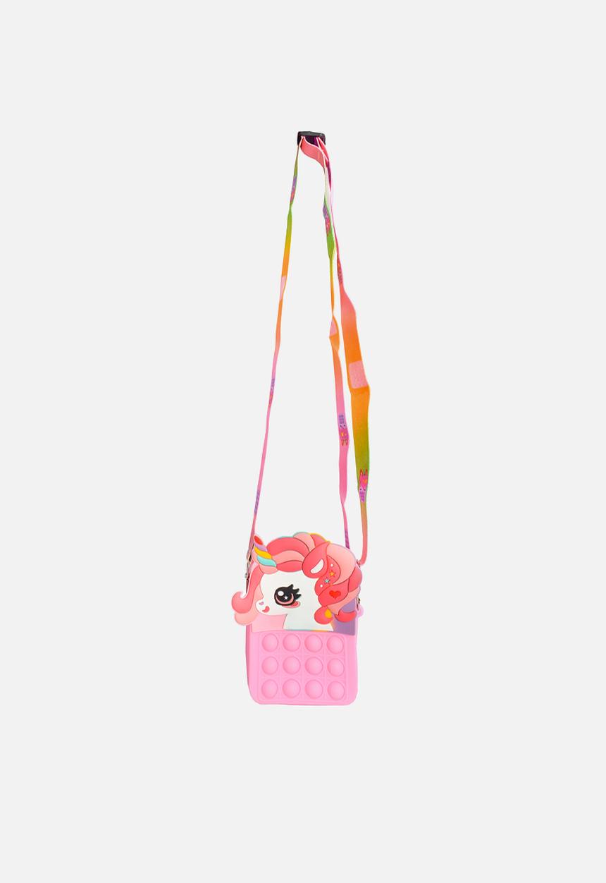 Character Group - Unicorn poppet sling bag - pink