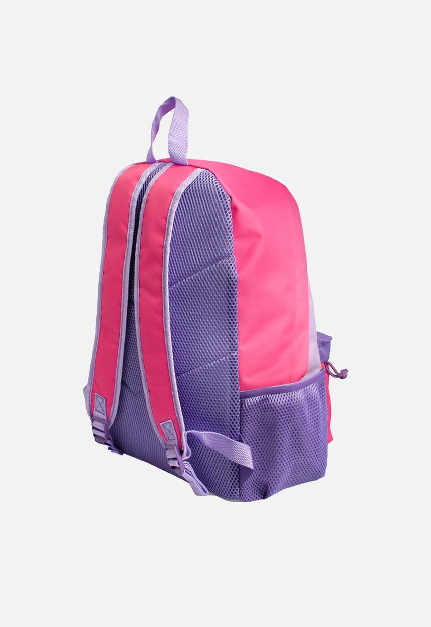 Character Group - Hearts colour block backpack - pink