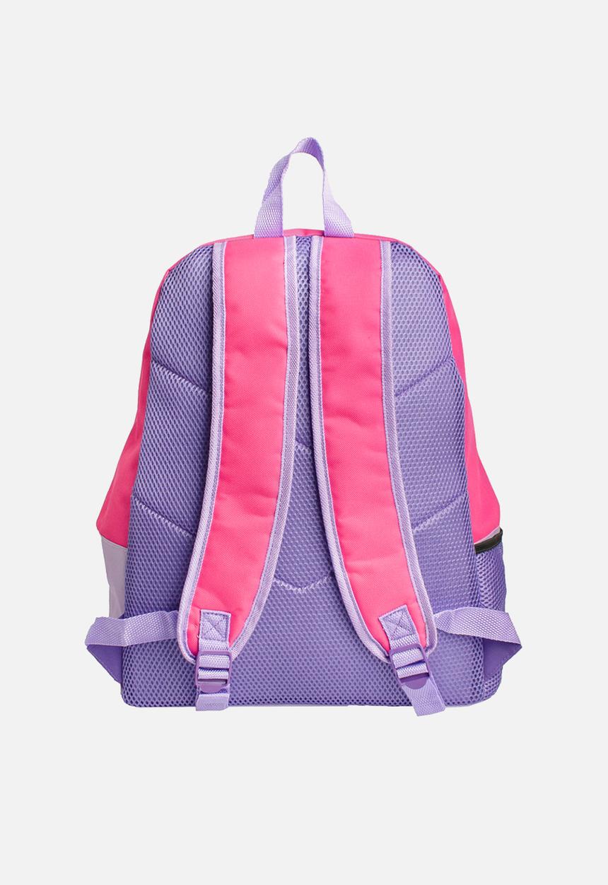 Character Group - Hearts colour block backpack - pink