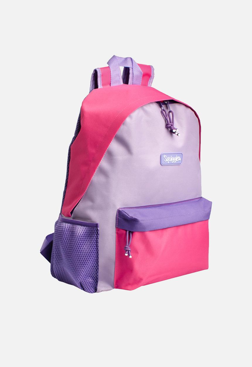 Character Group - Hearts colour block backpack - pink