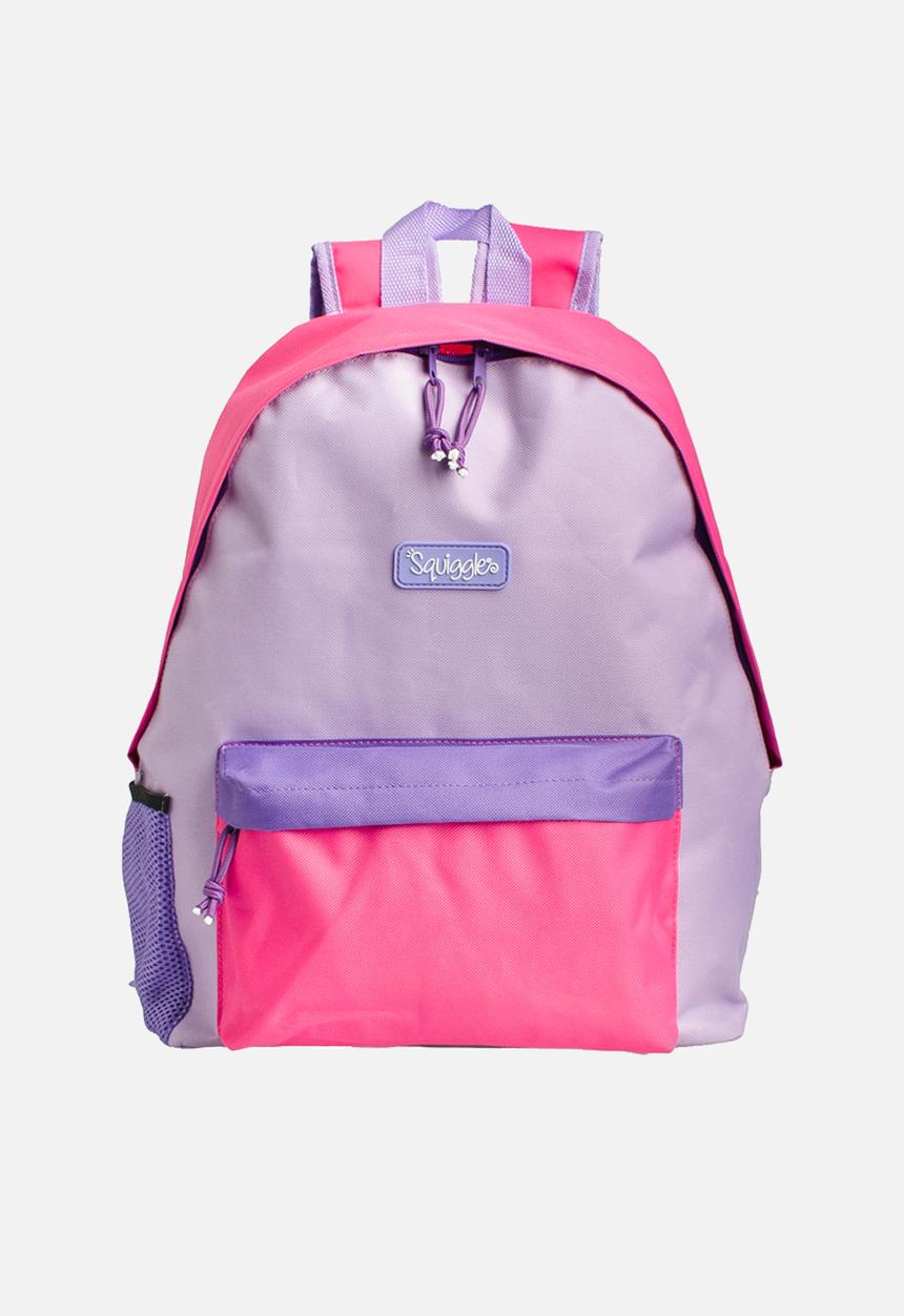 Character Group - Hearts colour block backpack - pink