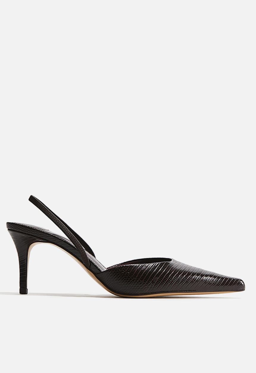 H&M - Slingback court shoes - dark brown
