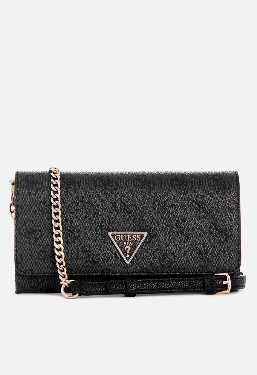 GUESS - Noelle crossbody flap organiser - coal