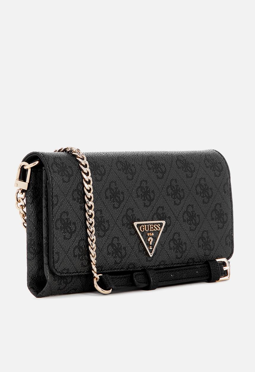 GUESS - Noelle crossbody flap organiser - coal