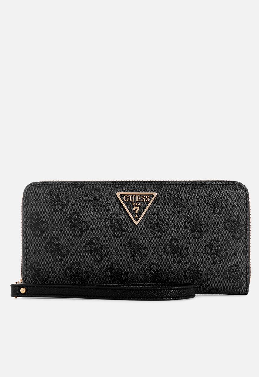 GUESS - Laurel large zip arpund purse - coal