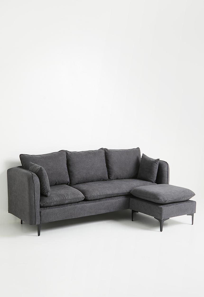 Sixth Floor - Sofia sectional sofa-charcoal