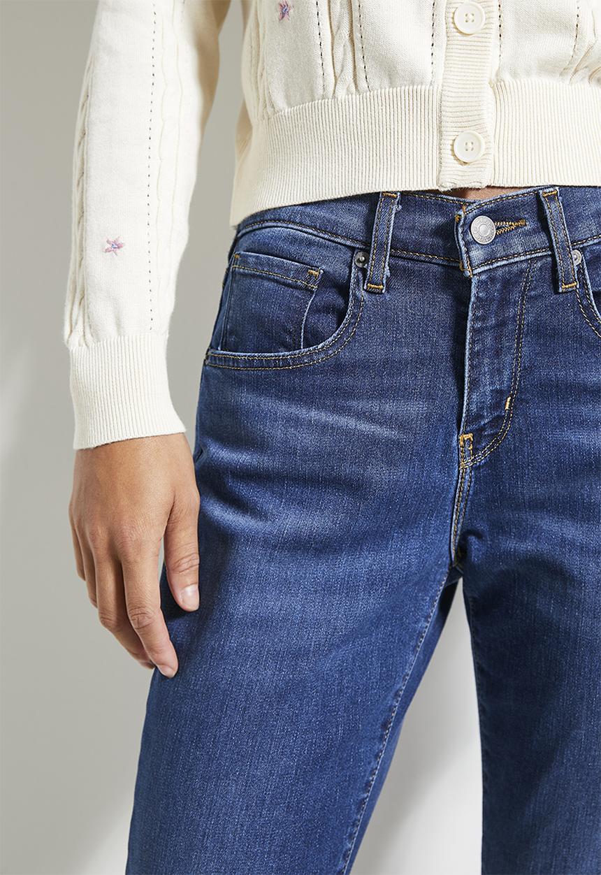 Levi’s® - Curvy Super Skinny Jeans - Tenacious Dark Blue