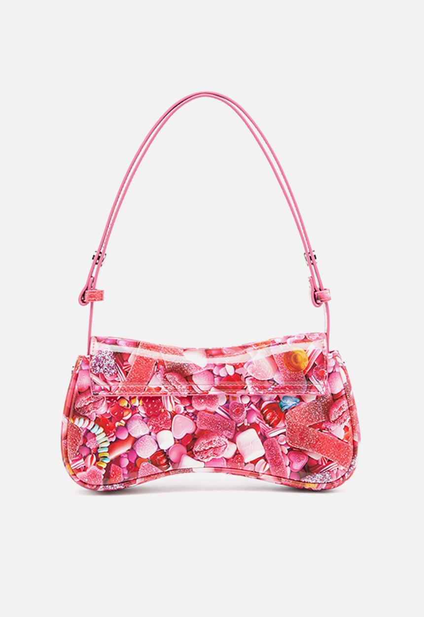 Diesel  - Play clutch bag - pink & white