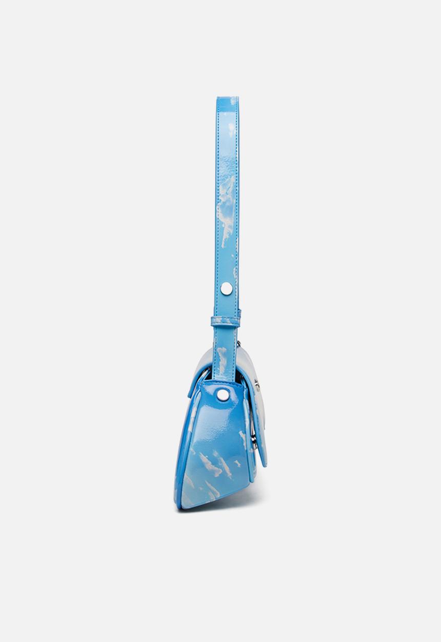 Diesel  - Play crossbody bag - blue & white