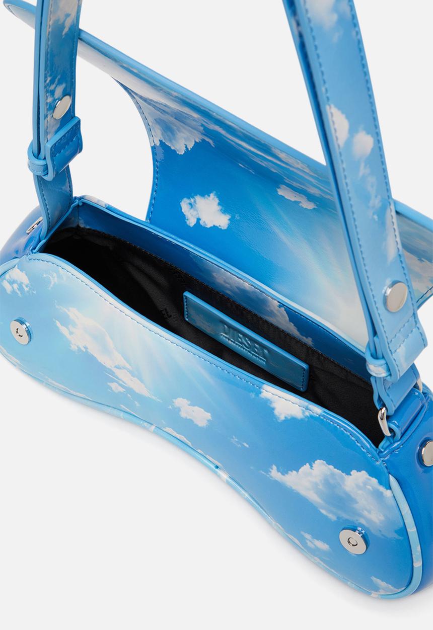 Diesel  - Play crossbody bag - blue & white