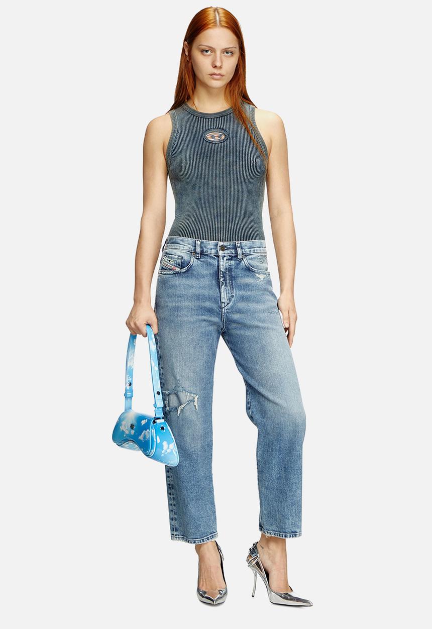 Diesel  - Play crossbody bag - blue & white