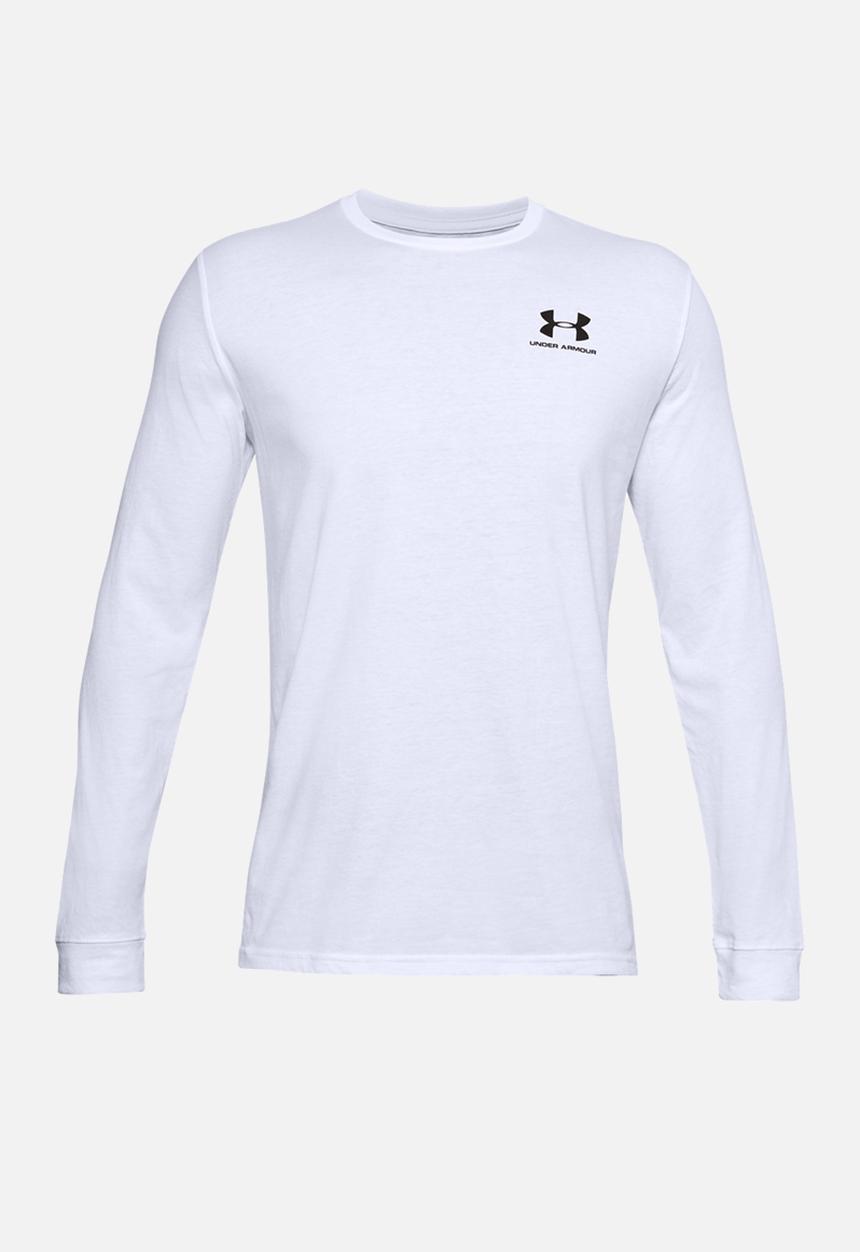 Under Armour - UA Sportstyle Left Chest Ls - White /  / Black