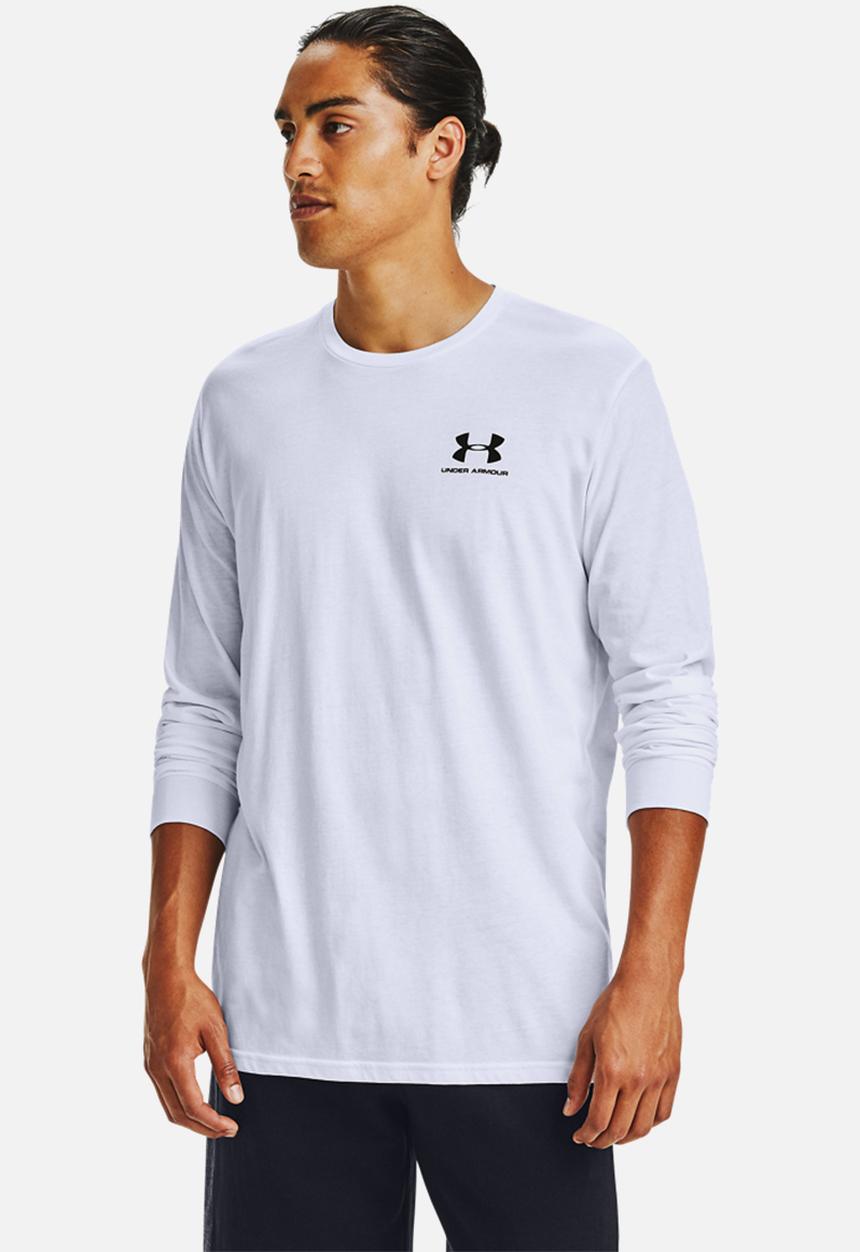 Under Armour - UA Sportstyle Left Chest Ls - White /  / Black