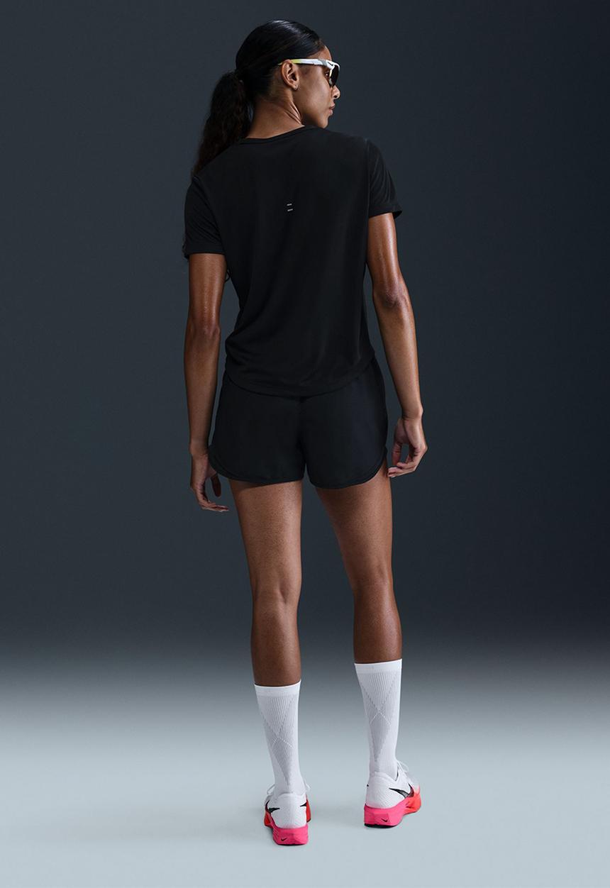 Nike - Nike Tempo Women's Dri-Fit Short-Sleeve Running Top - Black/Reflective Silv