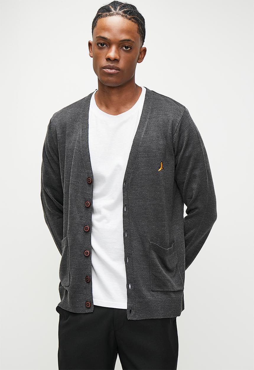 Brave Soul - Knitwear - Dark Charcoal Marl