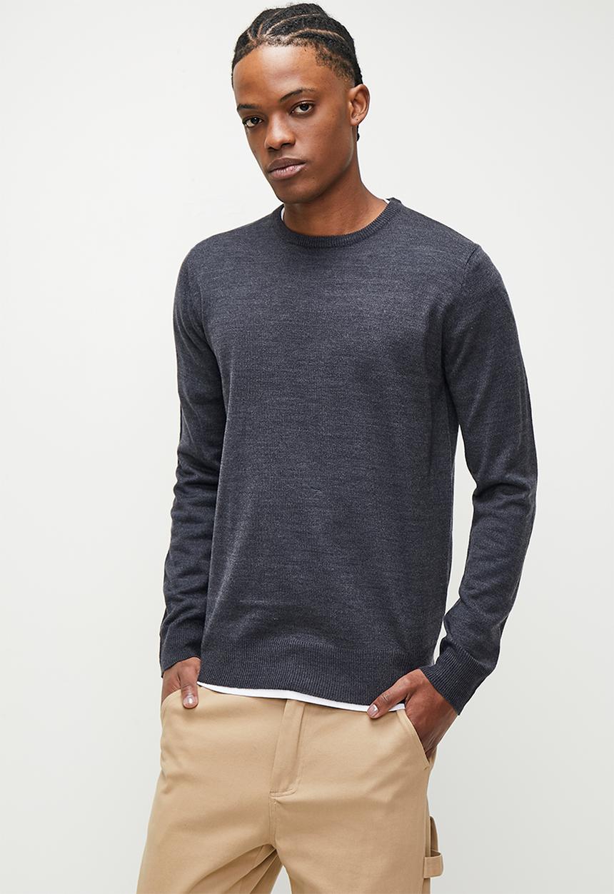 Brave Soul - Knitwear - Dark Navy Marl