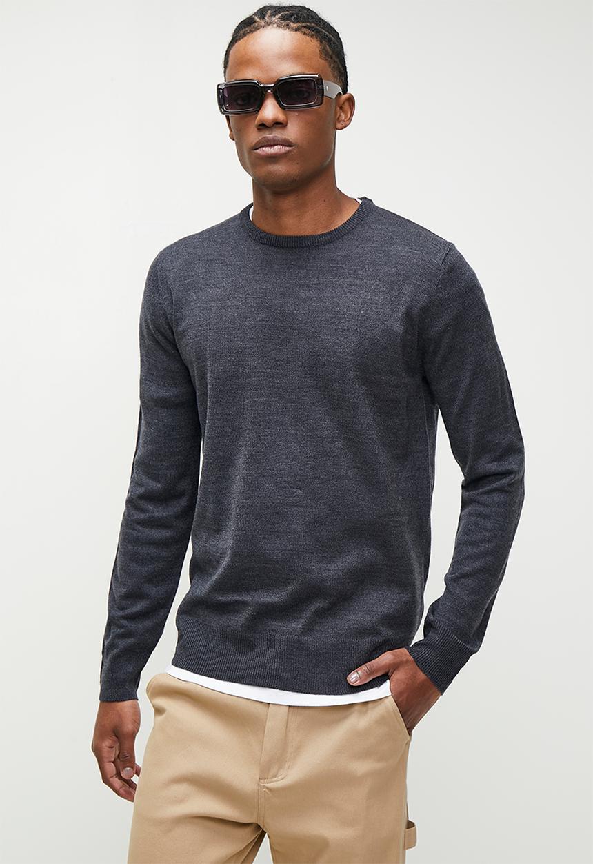 Brave Soul - Knitwear - Dark Navy Marl
