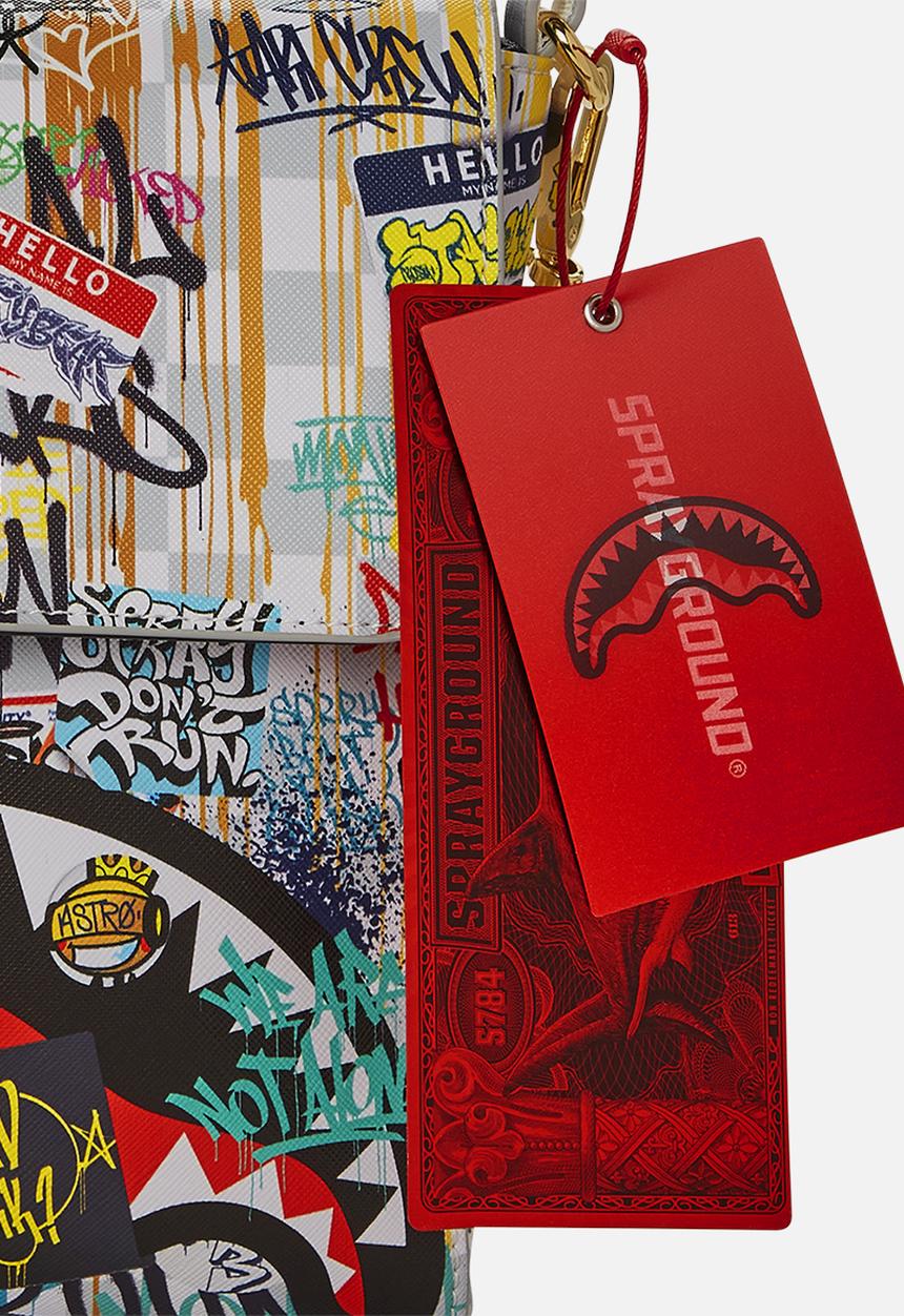 Sprayground - Sharks in Paris messenger bag - multi