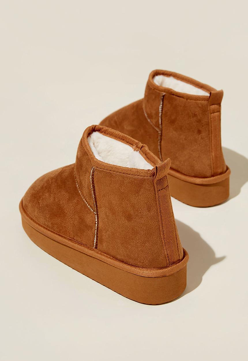 Cotton On - Platform Home Boot - Maple Syrup